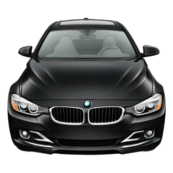 2014 328i Black BMW  sticker