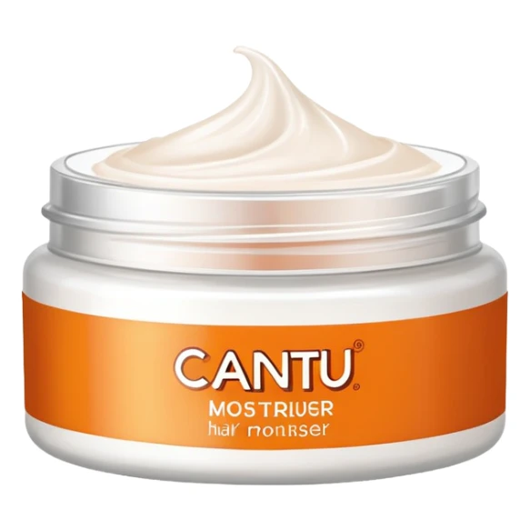 Jar of Cantu Hair Moisturiser.  sticker
