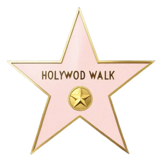 hollywood walk of fame sticker