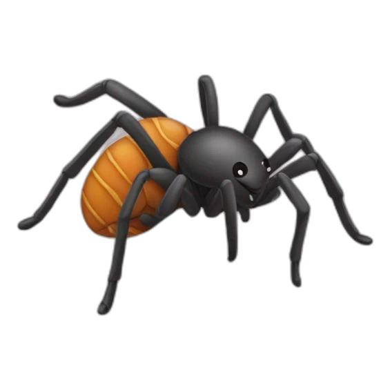 Sourie qui tue une araignée sticker