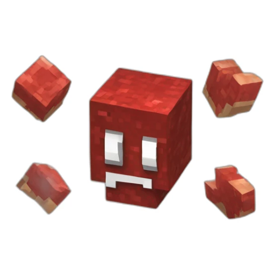 minecraft redstone in style of emojis sticker