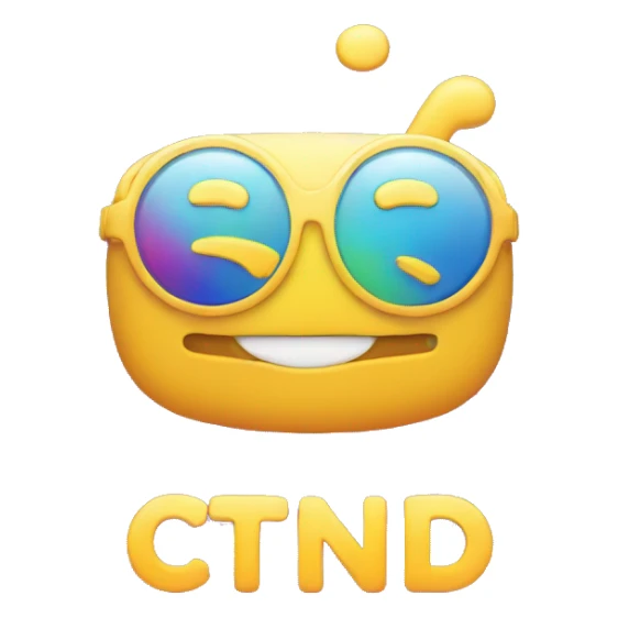 music festival logo with the letters "CTND" sticker