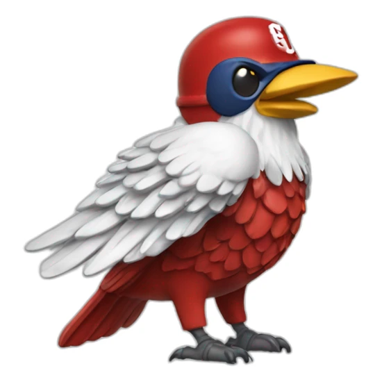 Cleveland Guardians Baseball with wings Logo MLB sticker