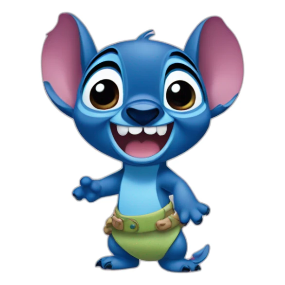 Stitch from Lilo and Stitch Disney movie  sticker