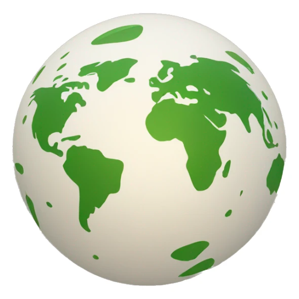 globe round with travel route dots sticker