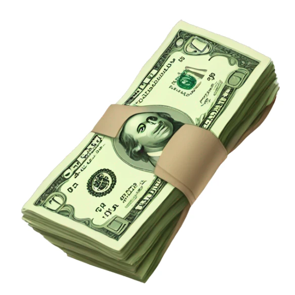 a wad of money



 sticker