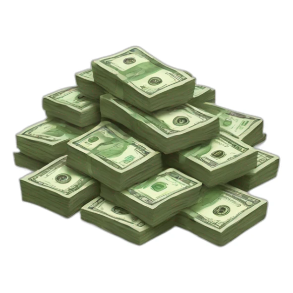 money pile sticker