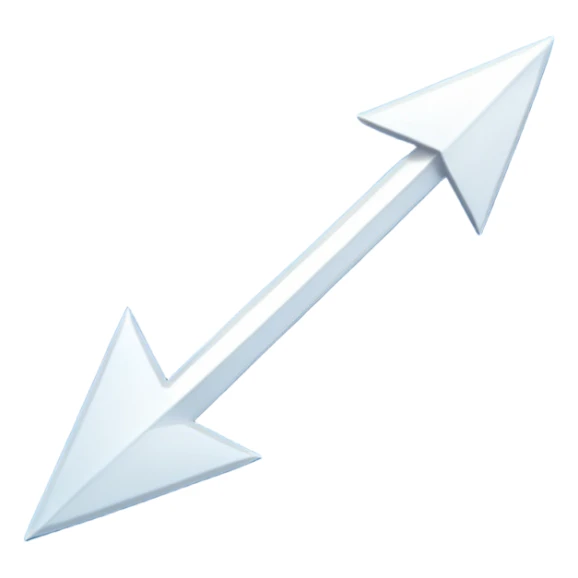 Un cuadrado azul con una flecha en medio sticker