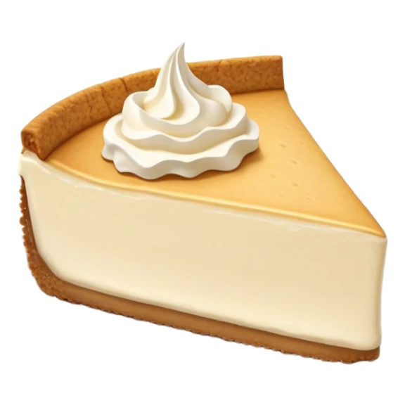 A peace of cream cheesecake  sticker