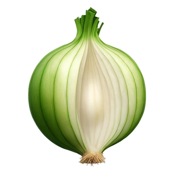 Quarter of an onion sticker