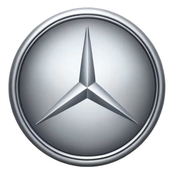 Mercedes logo in emojis sticker