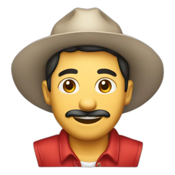 Vendedor de loja camisa vermelha  sticker