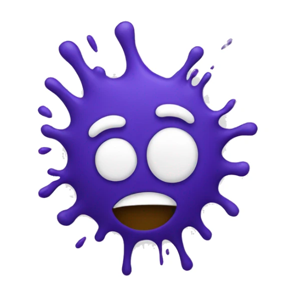 Splat sticker