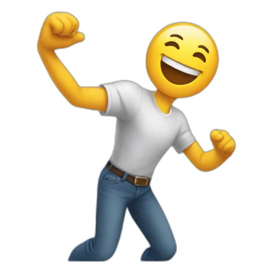 An emoji showing one character extending an arm forward, signaling for the other to go ahead. sticker