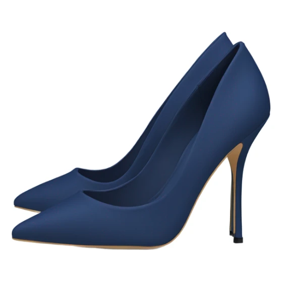 navi blue feet in stiletto heels sticker
