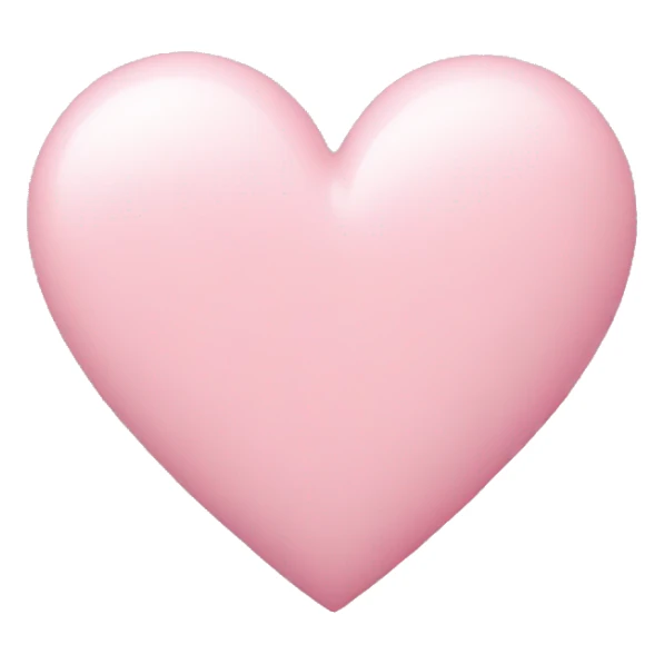 Pastel pink heart sticker