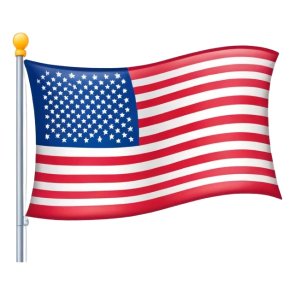 American Flag with the words "I-130" approved sticker