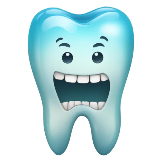 Cracked tooth  sticker