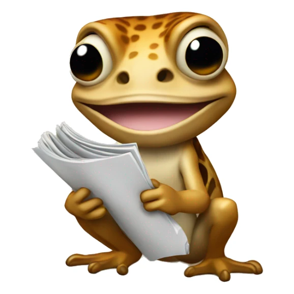 a coqui with a newspape sticker