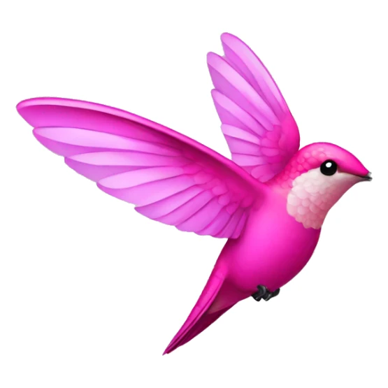 pink hummingbird sticker