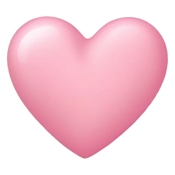 baby pink heart sticker