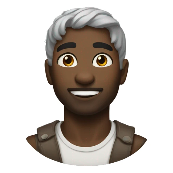 🧔🏾🍬 sticker