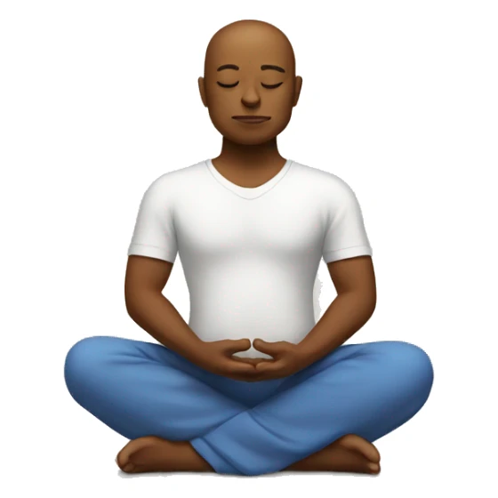 Meditating  sticker