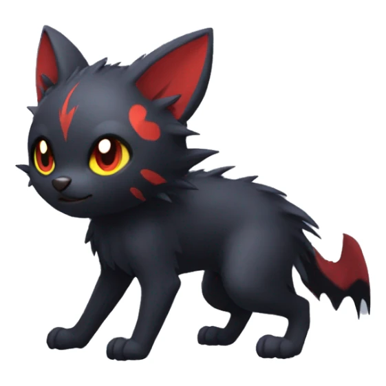 Bat-Litten-Zorua full body sticker