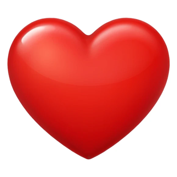 Cœur rouge qui brille  sticker