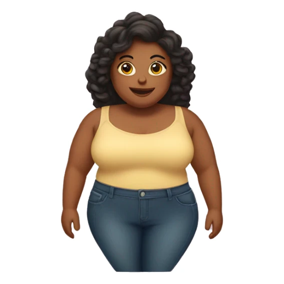Femme star de grande taille à talon  sticker
