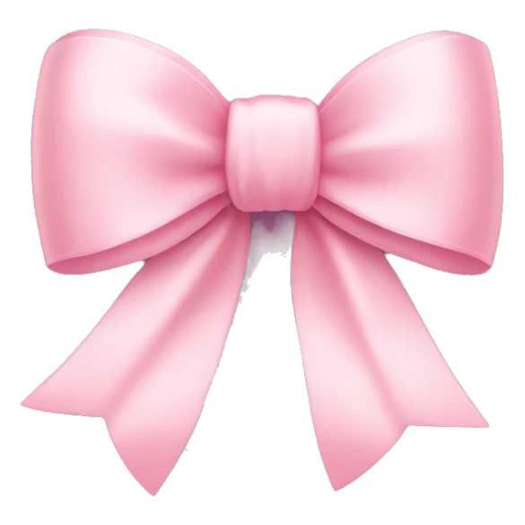 pastel pink bow with ribbon  sticker