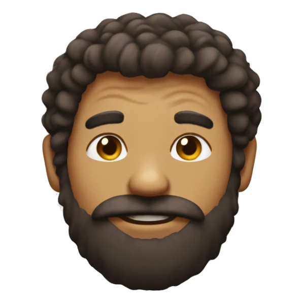 hairy like emoji sticker