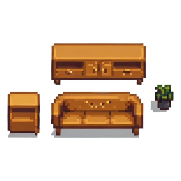 simple furniture sticker