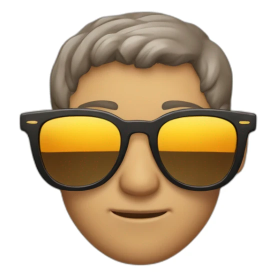 Homme cagoulé lunettes de soleil sticker