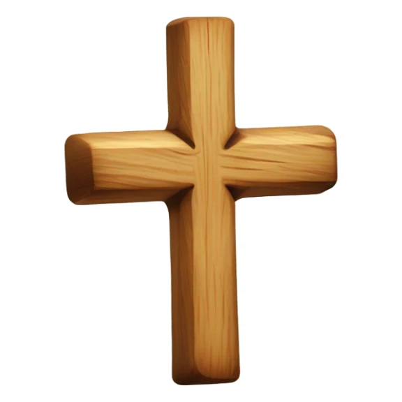 Dos bastones de madera gruesa cruzados sticker