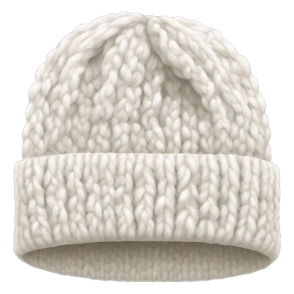 white knitted wool cap piece of clothing sticker