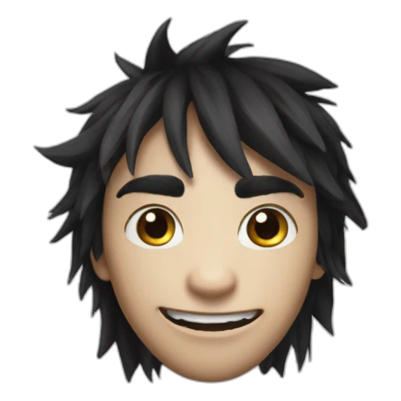 krokmou face from film "How to Train Your Dragon" sticker