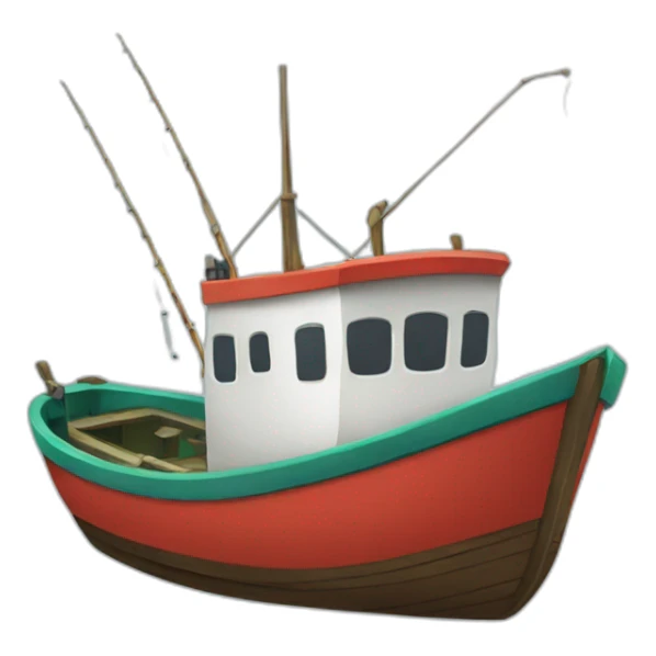 fishing boat sticker