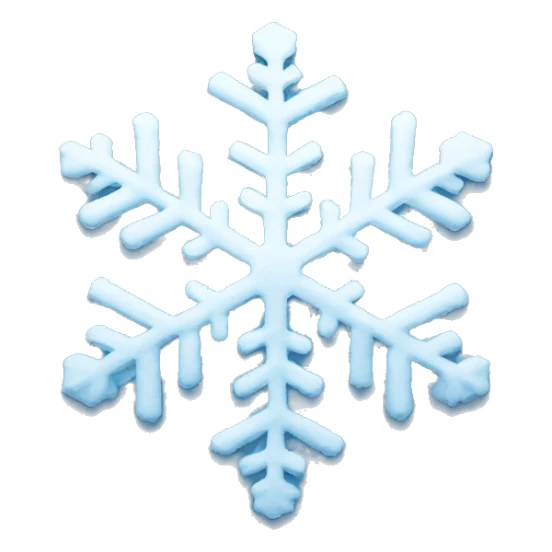 snowflake sticker