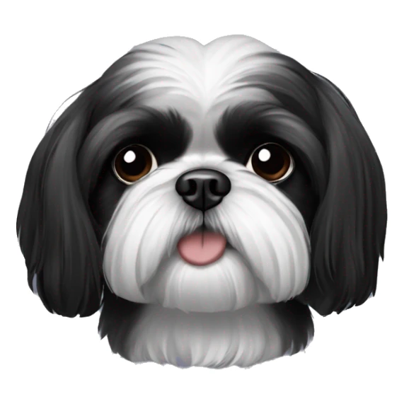 Shih tzu noir sticker
