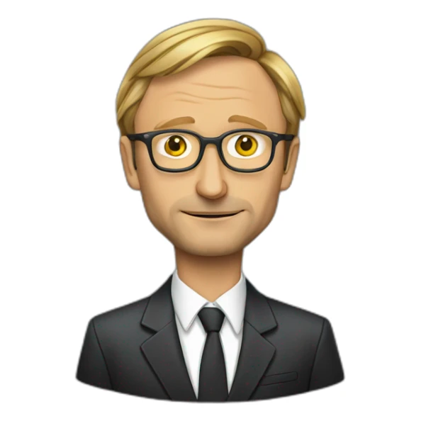 christian lindner als graf zahl verkleidet sticker