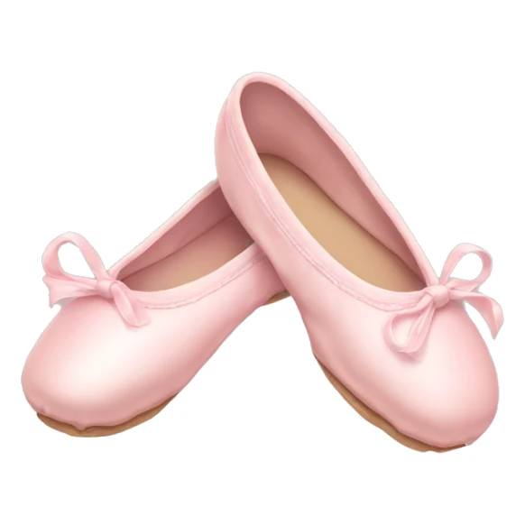 pastel pink ballet shoes sticker