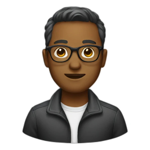 DESIGNER WITH GLASSES sticker