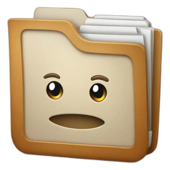 folder apple sticker