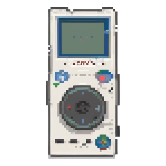 белый плеер Sony, no background sticker