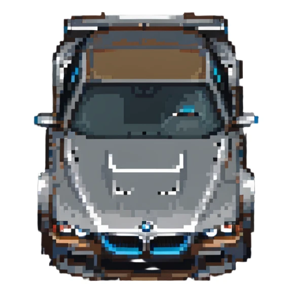 BMW sports car sticker