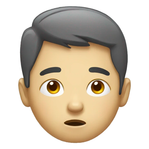 Very tired person sticker