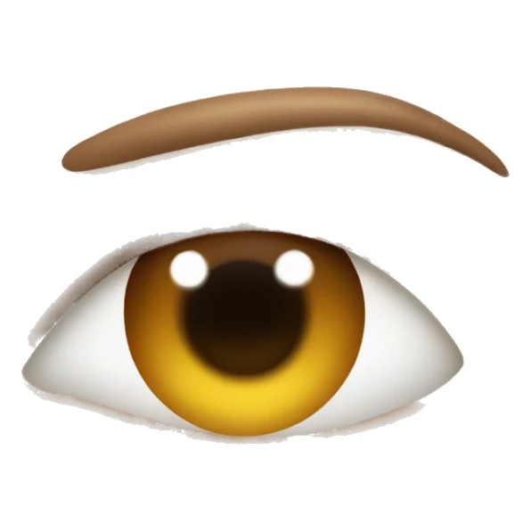 A girl with long brown hair hazel eyes  sticker