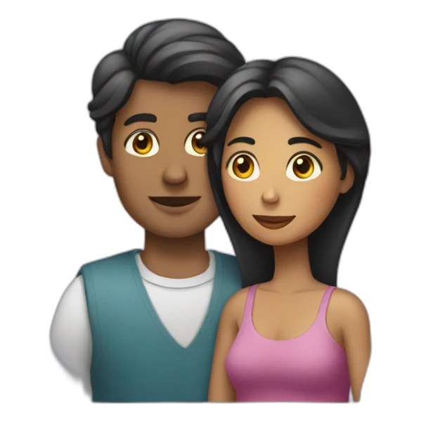 femme sur un homme sticker