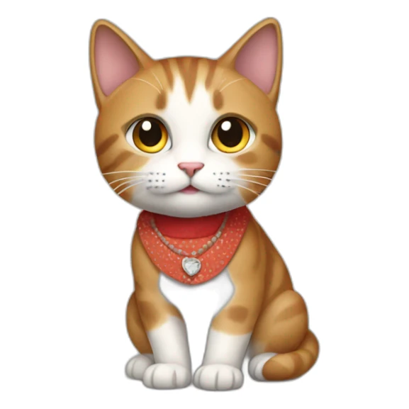 A cat wearing Indiana dress sticker